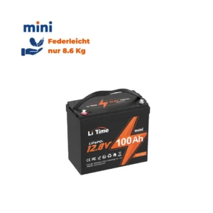 Akumulator litowy LiTime LiFePO4 12V 100Ah MINI tylko 8,6 kg